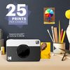 Kodak Printomatic Digital Instant Print Camera - Full Color Prints On ZINK 2x3" Photo Paper - Black RODOMATICBK